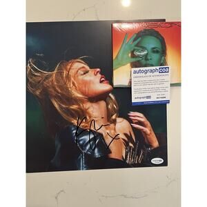 Kylie Minogue Tension CD With A Limited COA Signed Stunning Print Autographed #3